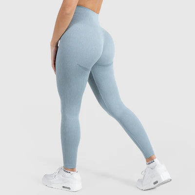 Kompression Leggings Amaze Ripp Grey Melange