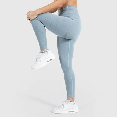 Kompression Leggings Amaze Ripp Grey Melange