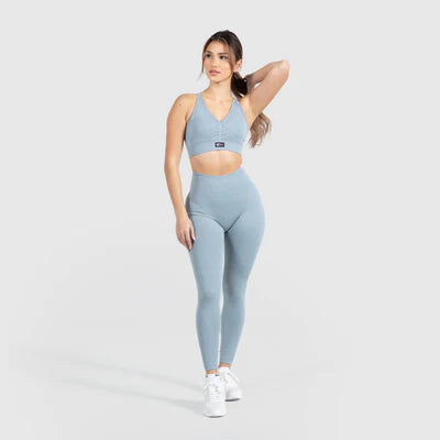 Kompression Leggings Amaze Ripp Grey Melange