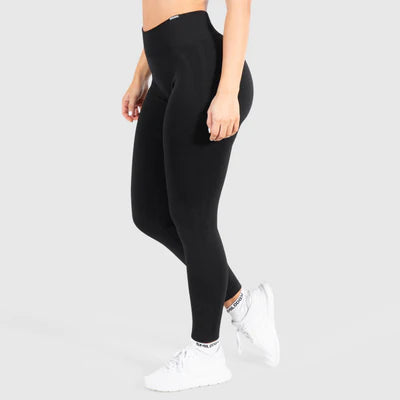 Leggings Solid Scrunch Black