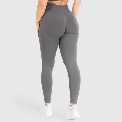 Leggings Solid Scrunch Anthracite