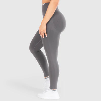 Leggings Solid Scrunch Anthracite