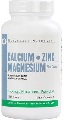 Universal Calcium Zinc Magnesium - 100 tabs