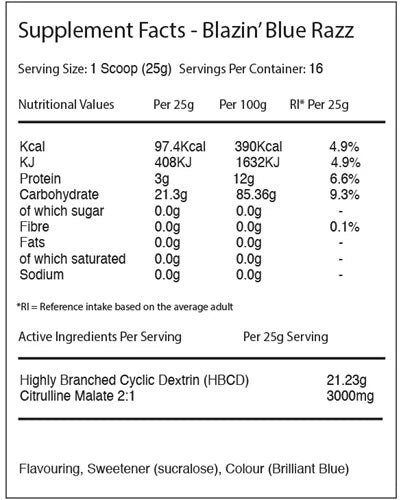 Warrior Cyclic Dextrin - 400g