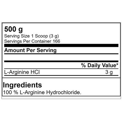 GN Nano Pure Arginine HCL 500gr