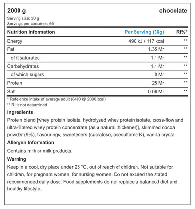 Shadowhey Isolate Protein (2000g)