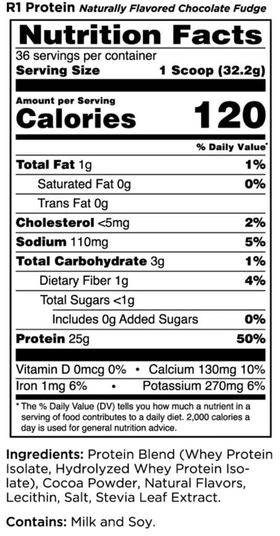 R1 Protein - Naturally Flavored (2lbs)