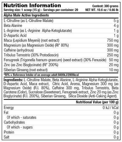 Stacker2 Alpha Male (300gr)