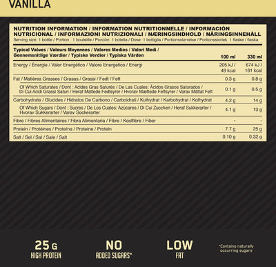 Optimum Proteinshake - 10x330ml