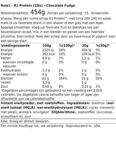 R1 Protein (1lbs)