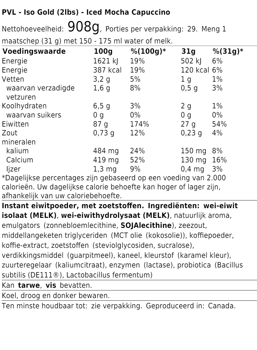 Iso Gold (2lbs)