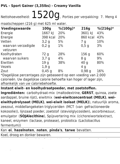 Sport Gainer (3,35lbs)