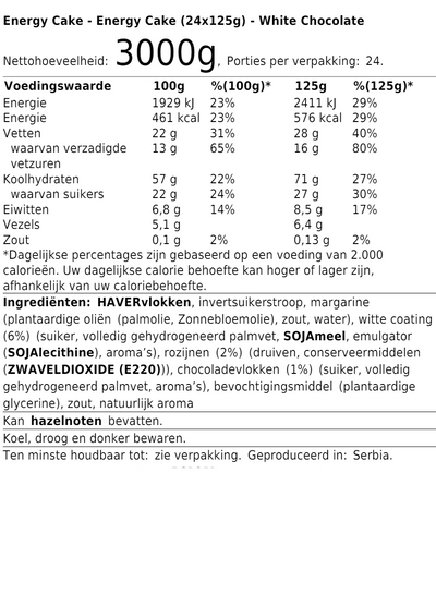 Energy Cake (24x125g)