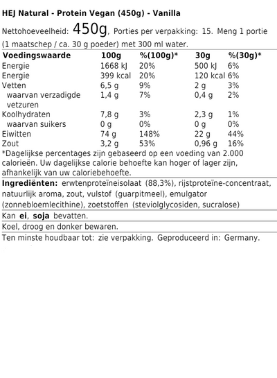 Protein Vegan (450g)