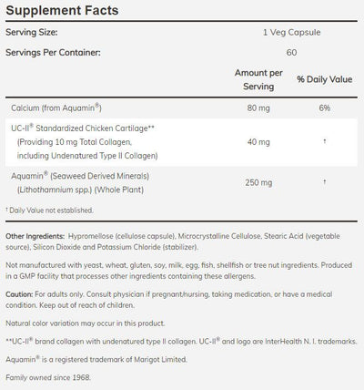 NOW3134 UC-II Type 2 Collagen - 40mg